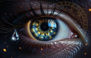 eye twitching spiritual sign