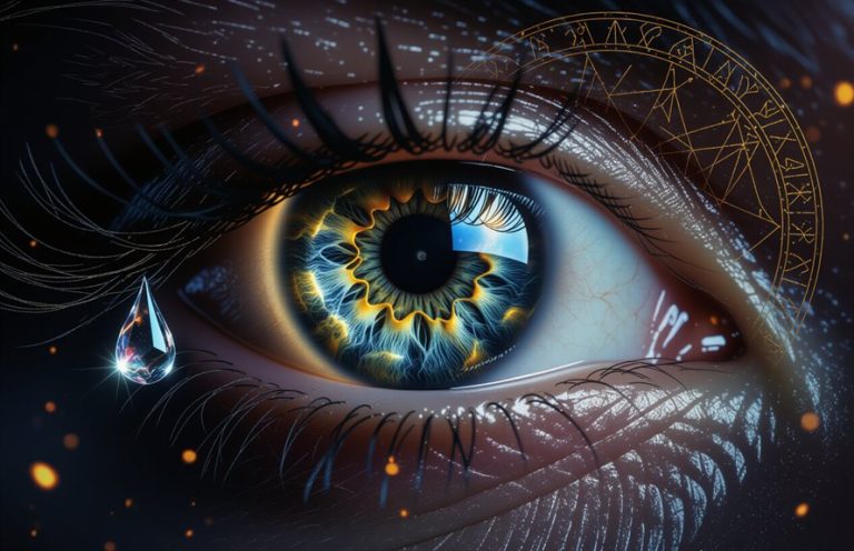 eye twitching spiritual sign