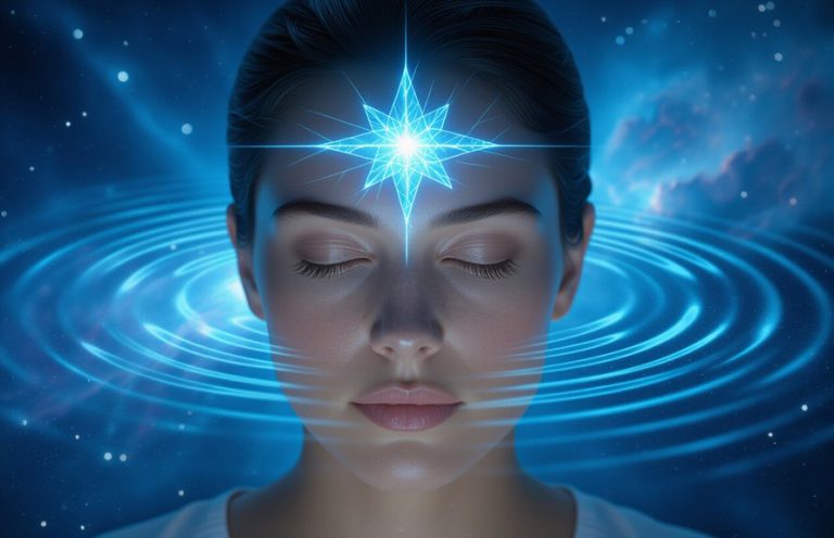 forehead twitching spiritual significance